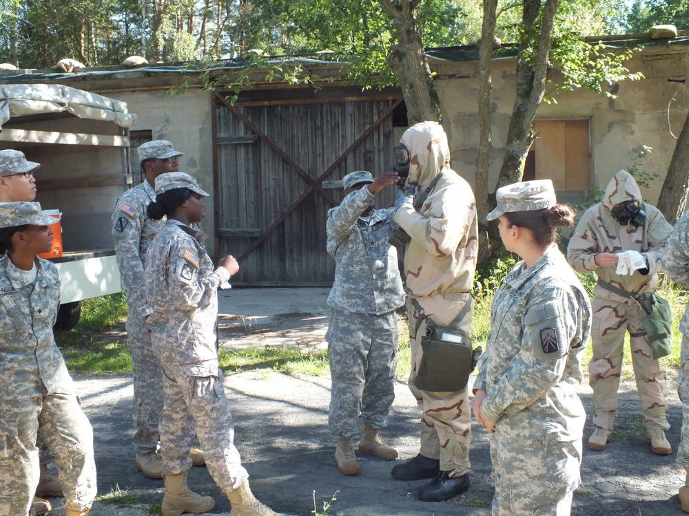 Ansbach soldiers conduct CBRN training