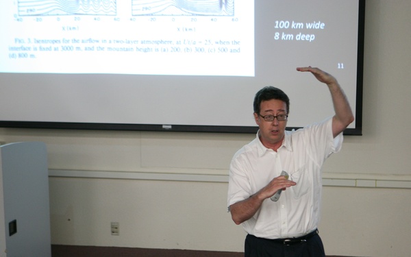 METOC Marines listen to respected weather expert