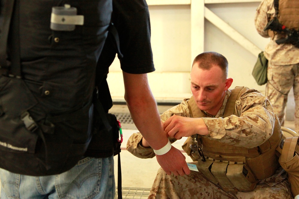 Air-ground task force trains to safely evacuate American citizens