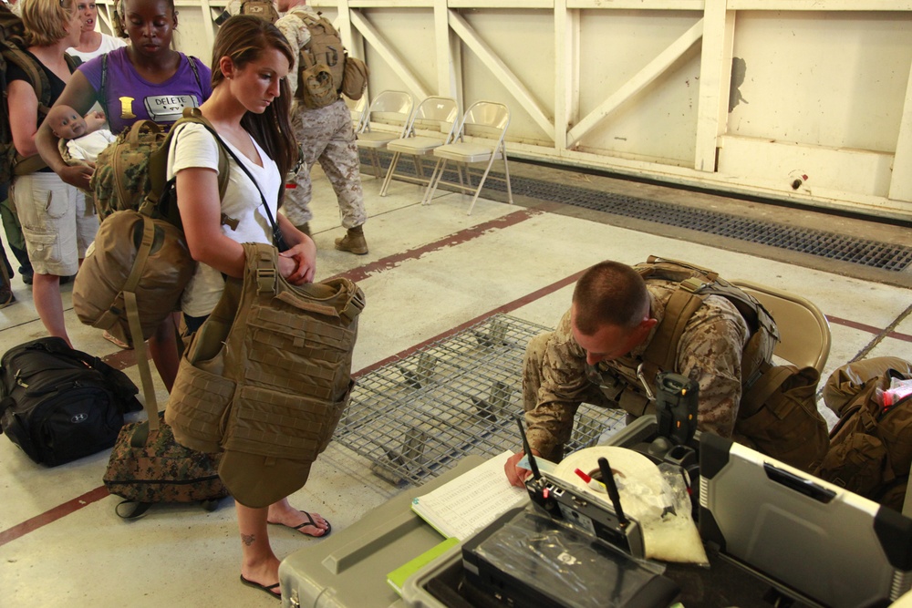 Air-ground task force trains to safely evacuate American citizens