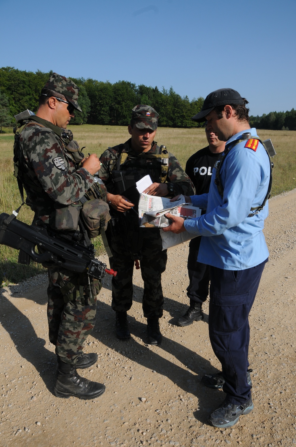 Kosovo forces training exercise XVI