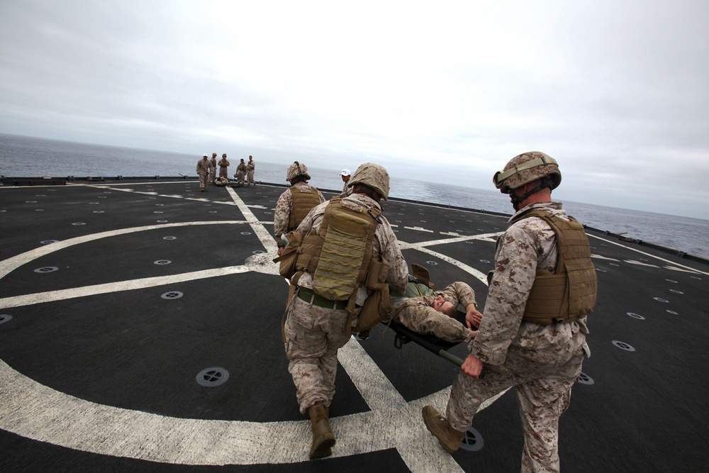 Marines learn valuable life-saving skills