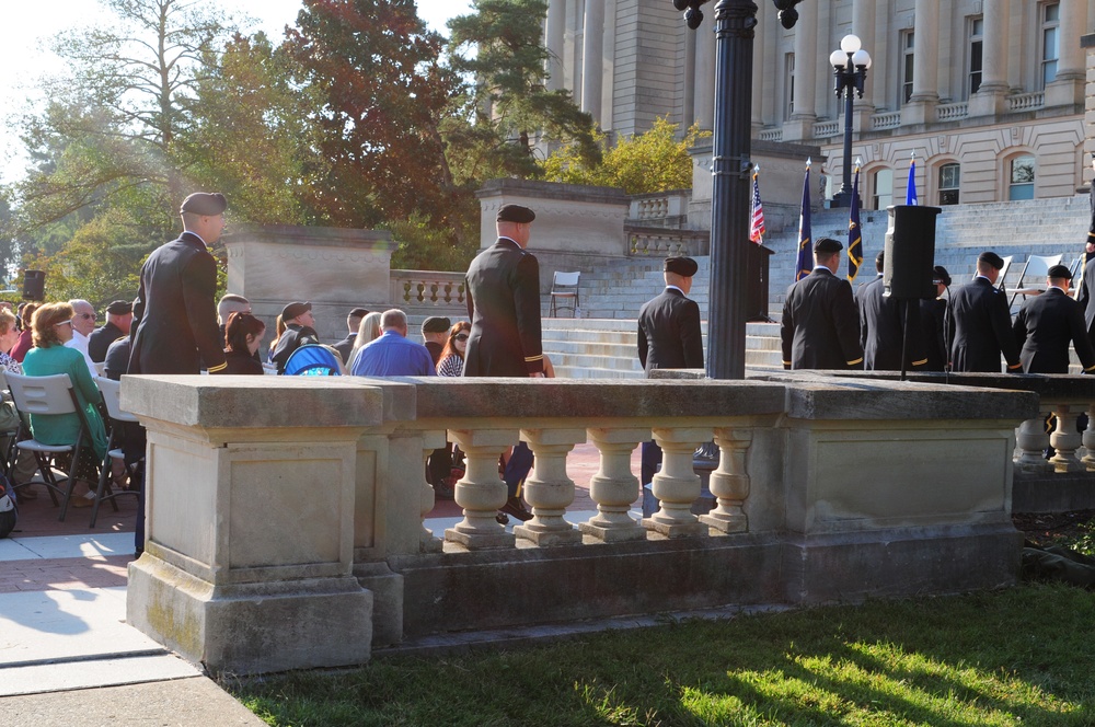 Guardsman excited to lead, honored at commissioning