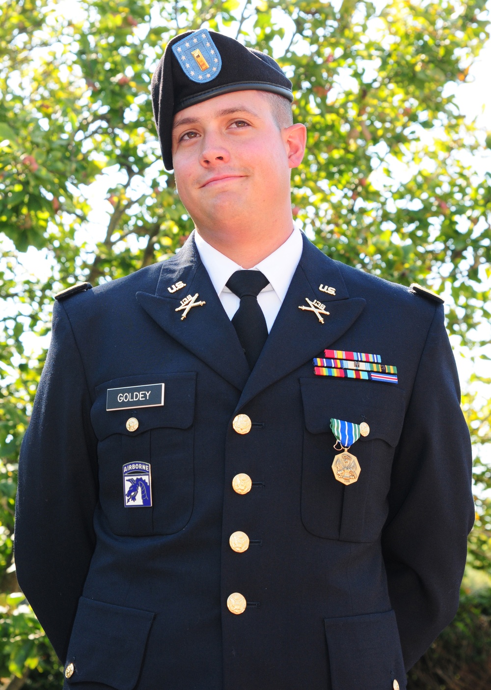 Guardsman excited to lead, honored at commissioning