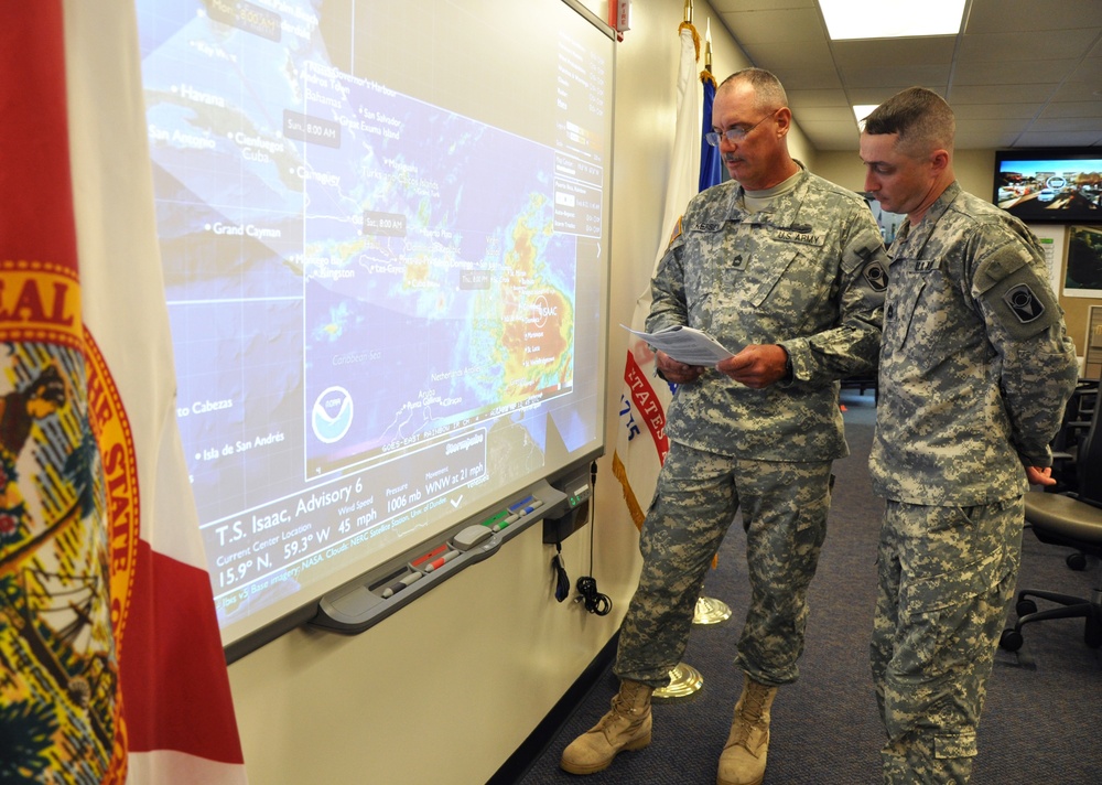 Florida National Guard preparing for Tropical Storm Isaac