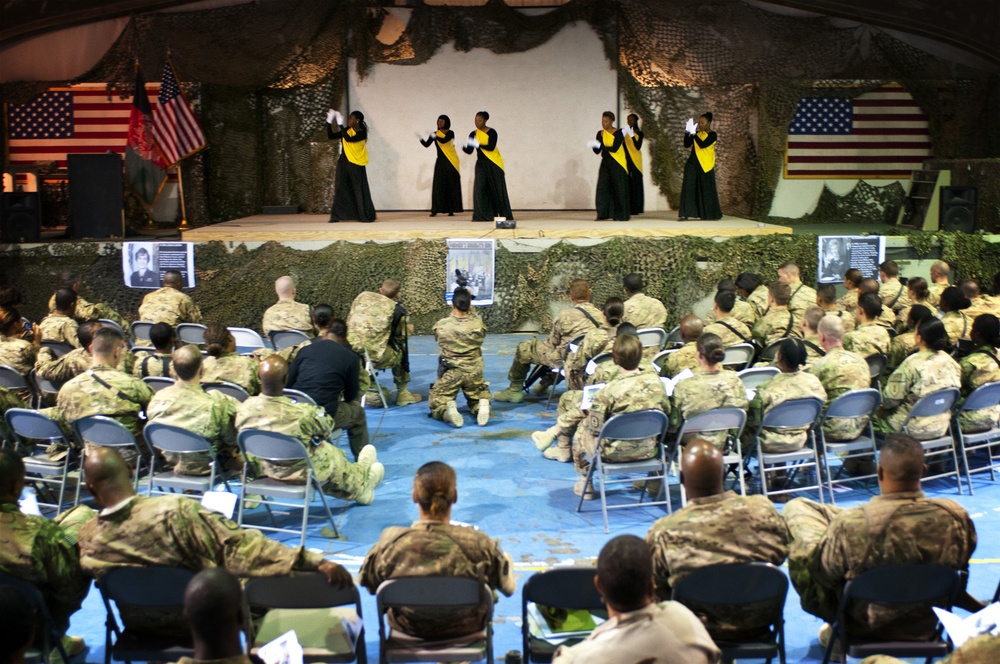 82nd Combat Aviation Brigade celebrates Women's Equality Day on Bagram Air Field, Afghanistan