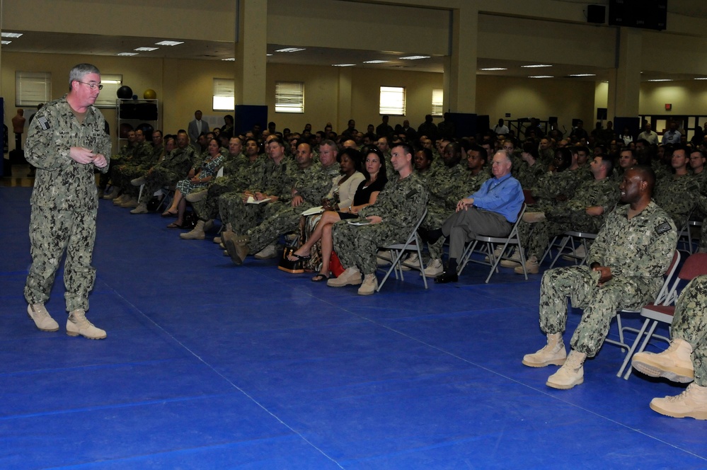 Vice Adm. Miller town hall meeting