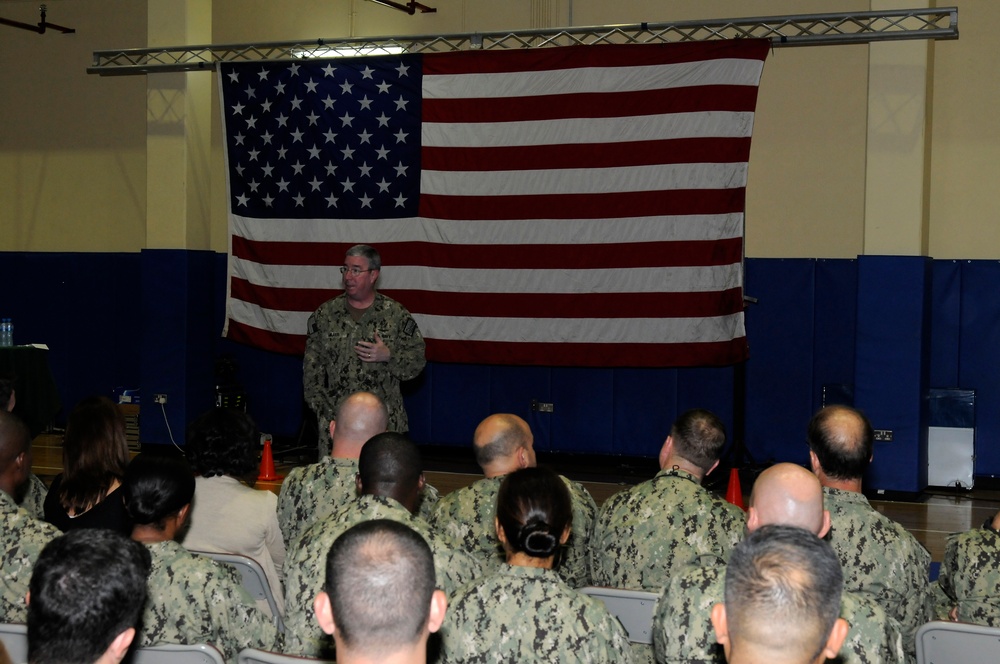 Vice Adm. Miller town hall meeting