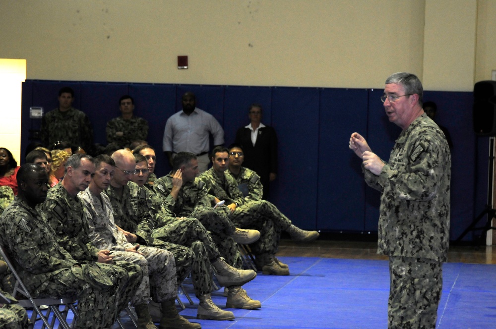 Vice Adm. Miller town hall meeting