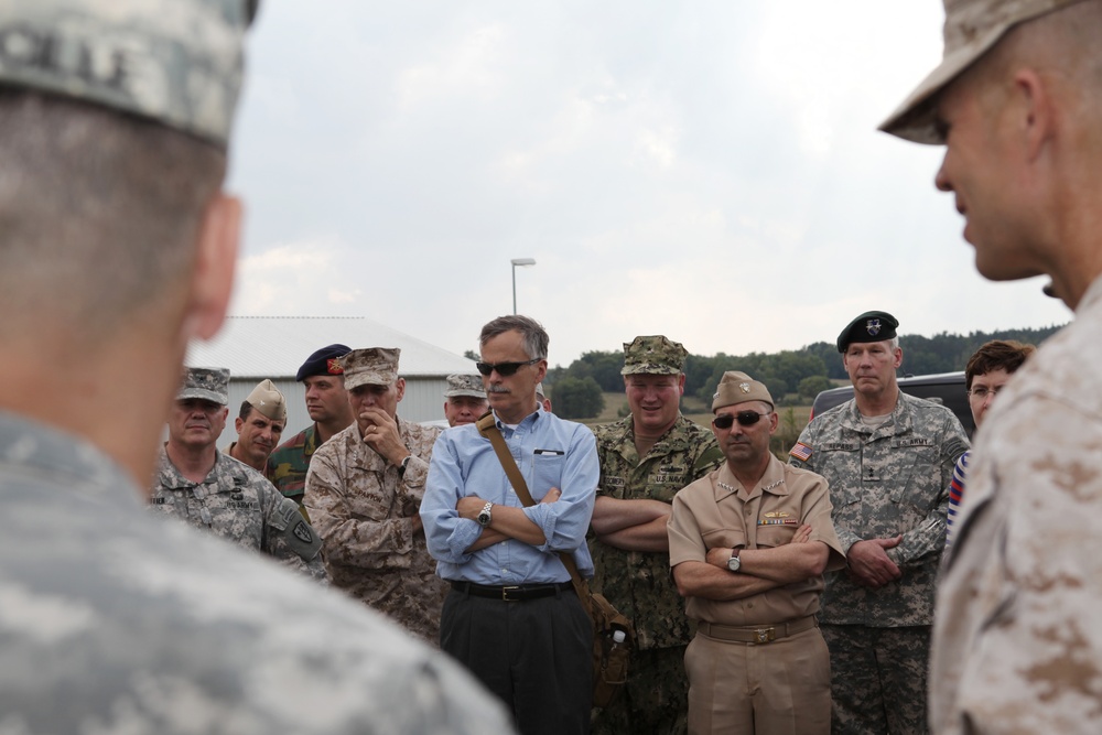 Component Commanders Conference visit at the JMRC