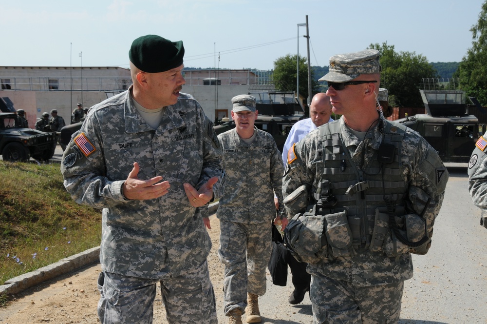 Brig. Gen. Steven W. Duff distinguished visit