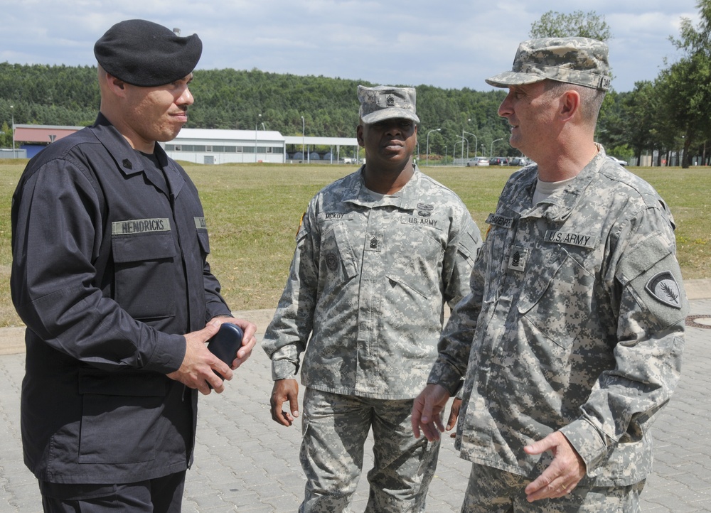 Command Sgt. Maj. David S. Davenport Distinguished Visit