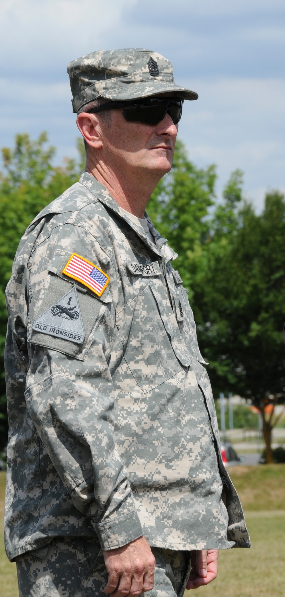 Command Sgt. Maj. David S. Davenport Distinguished Visit