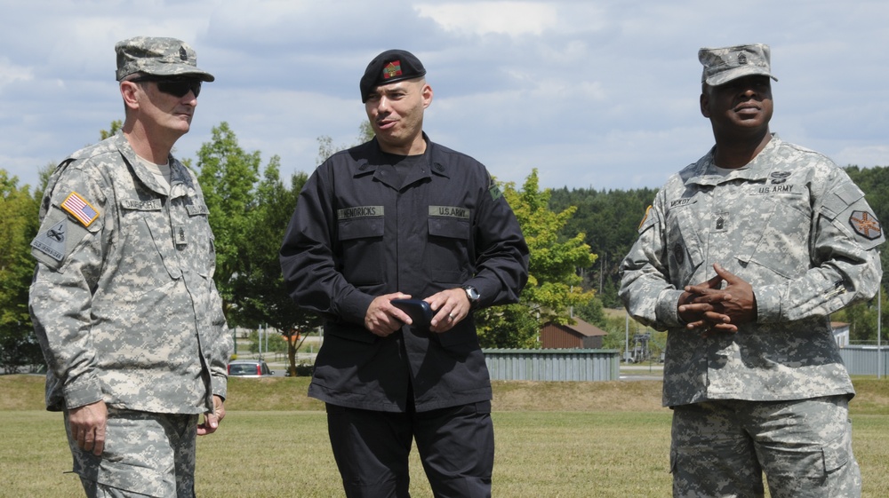 Command Sgt. Maj. David S. Davenport Distinguished Visit