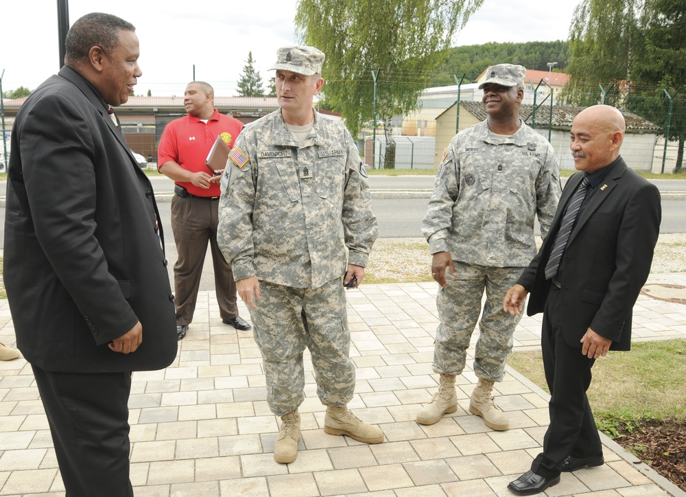 Command Sgt. Maj. David S. Davenport distinguished visit