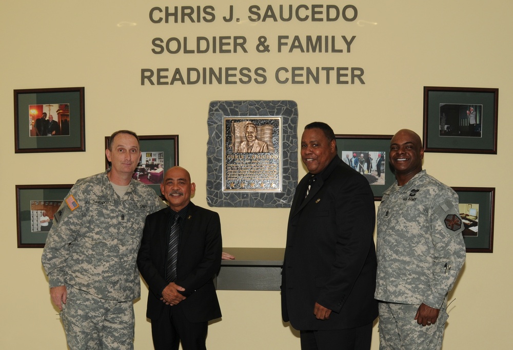 Command Sgt. Maj. David S. Davenport distinguished visit