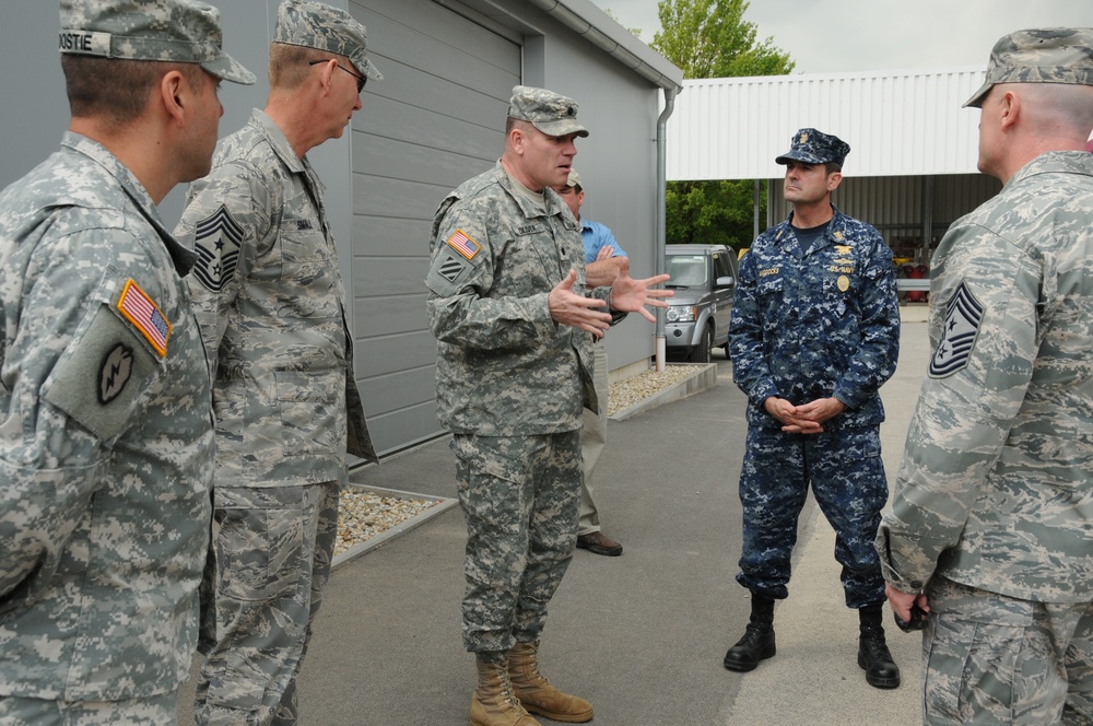NATO Senior Enlisted Leaders Tour at the Joint Multinational Readiness Center