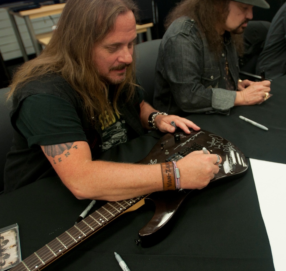 Lynyrd Skynyrd visits Fort Jackson