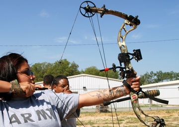 Wounded warriors participate in Warrior Transition Battalion Adapted Sports Day