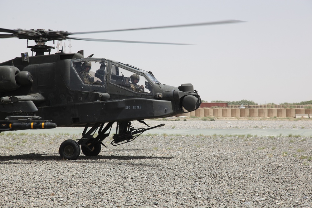 Apache gunship operations