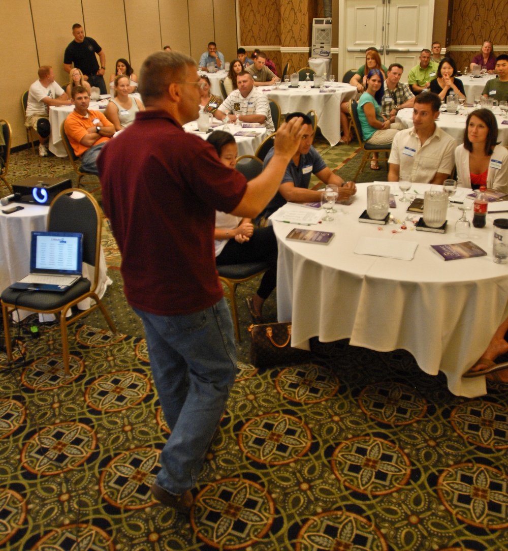 Couples learn new language, how to fill love tanks at retreat