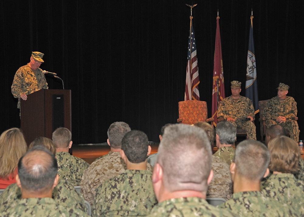 Change of command ceremony