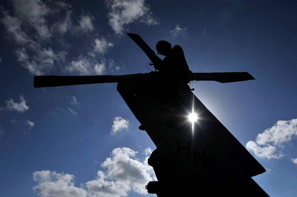 USS Jason Dunham at sea operations