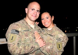 Warriors wed while deployed to Afghanistan