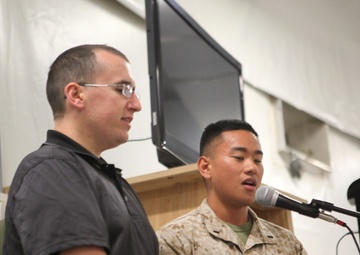 Camp Leatherneck hosts faith in leadership breakfast