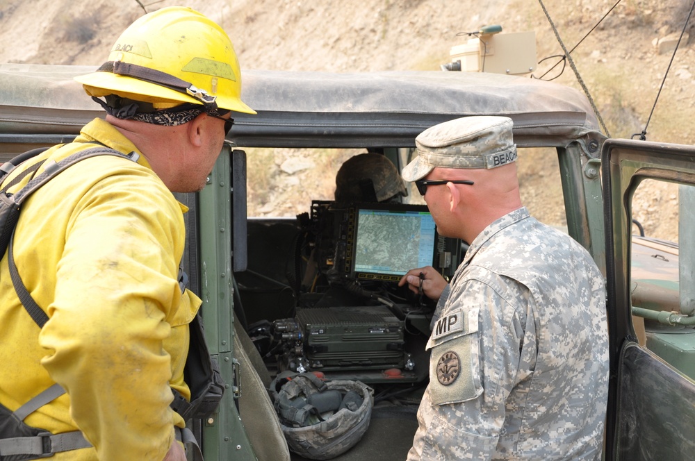 Idaho National Guard supports firefighting efforts in Idaho