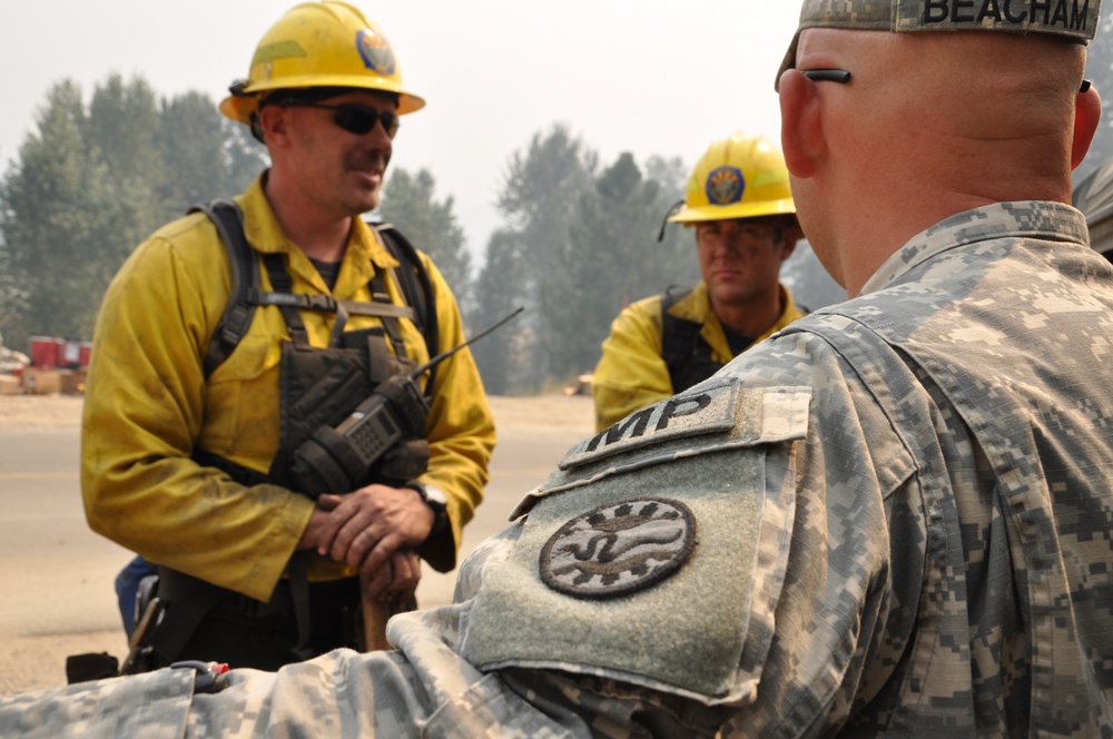 Idaho National Guard supports firefighting efforts in Idaho