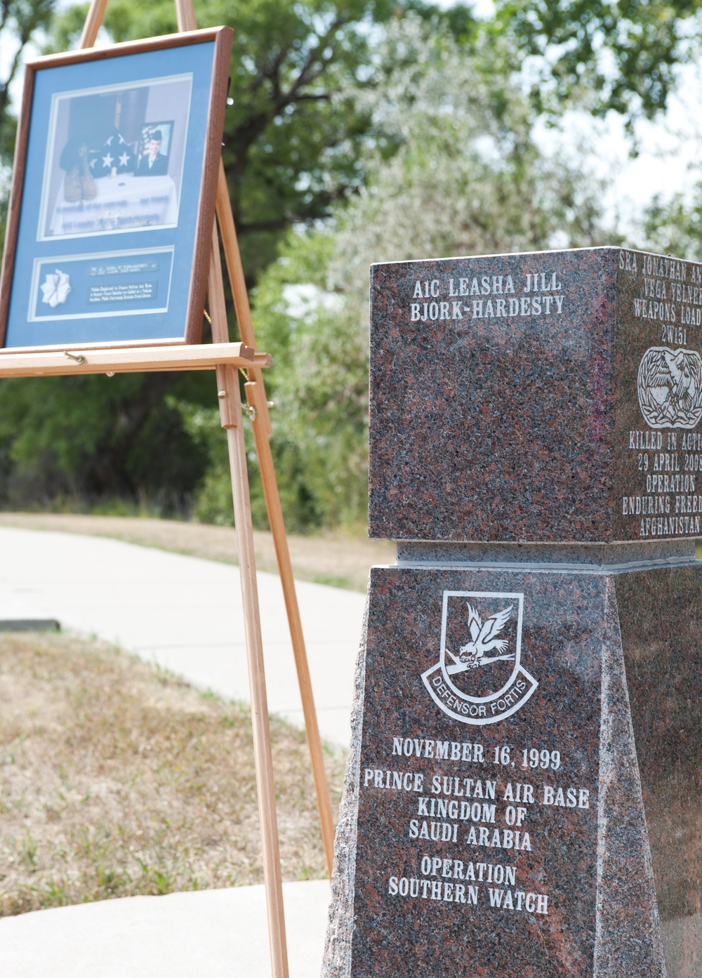 Memorial unveiling