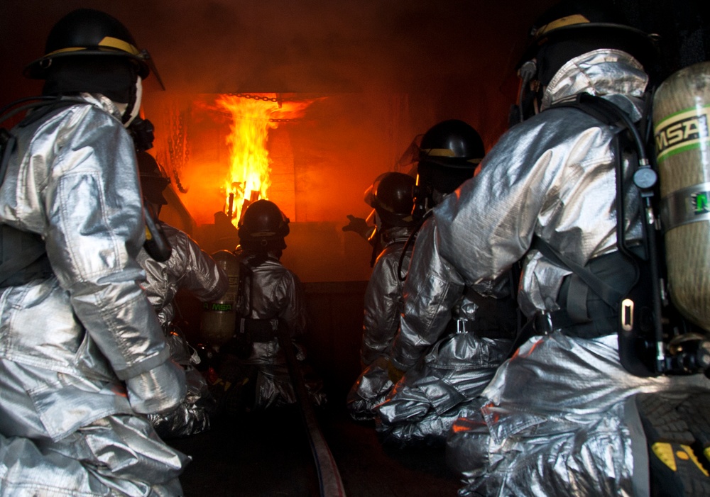 97th CES fire department conducts flashover training