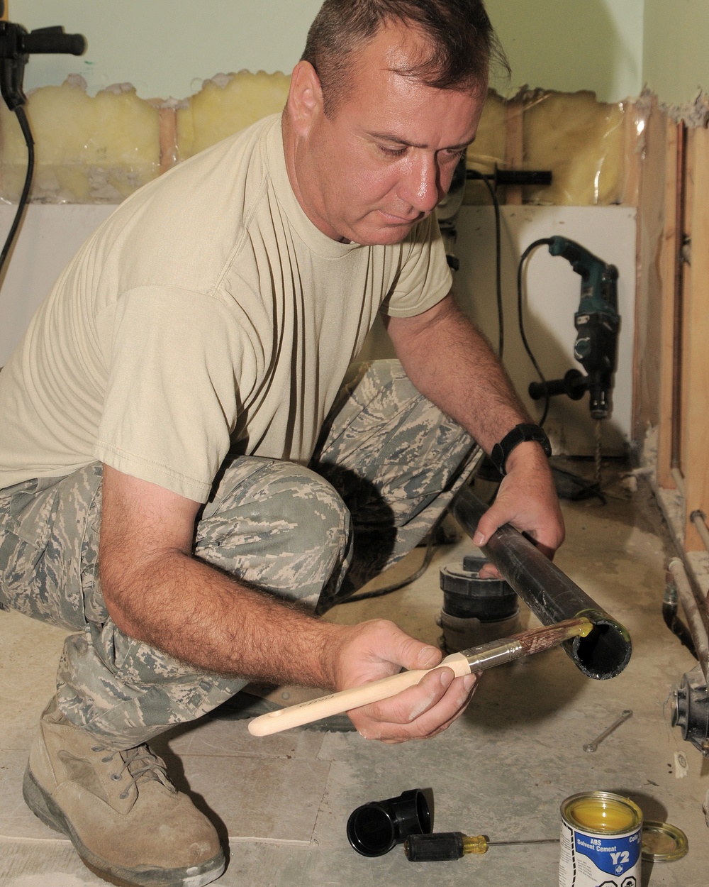 146th Airlift Wing Civil Engineers assigned to renovation projects at Cold Lake, Canada