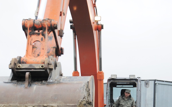 146th Civil Engineering Squadron work with 4th Wing, Canadian Forces Base, Cold Lake