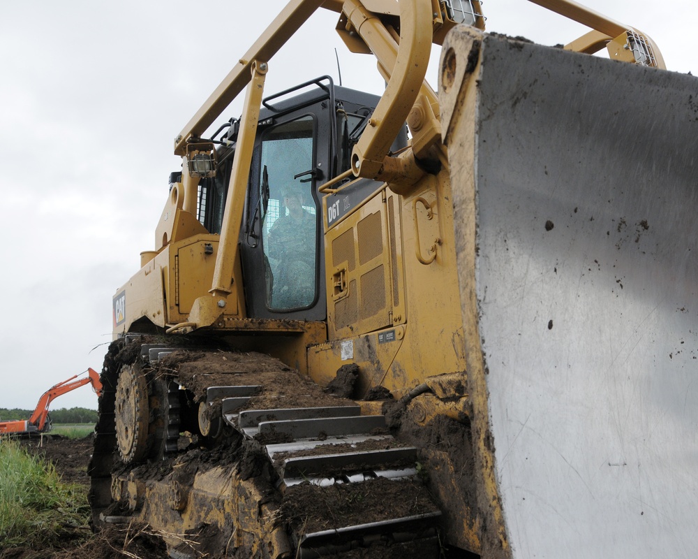 146th Civil Engineering Squadron work with 4th Wing, Canadian Forces Base, Cold Lake