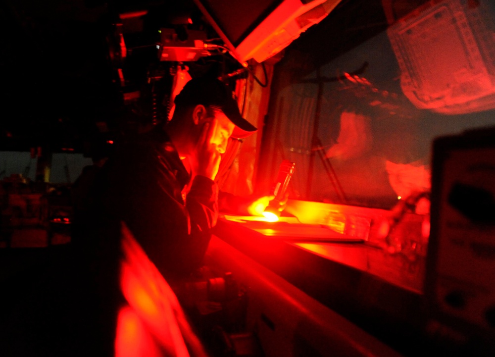 USS Bonhomme Richard sailors at work