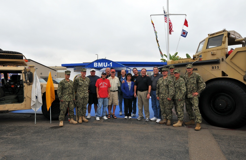 BMU1 reunion ceremony