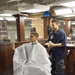 USS Theodore Roosevelt's barber shop