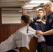 USS Theodore Roosevelt's barber shop