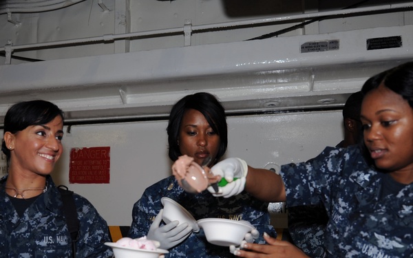 Women's Equality Day aboard USS Theodore Roosevelt