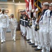 Full honors ceremony and troop inspection