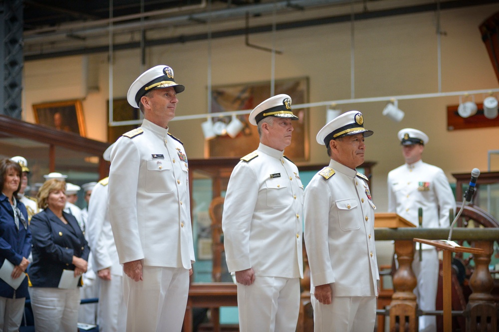 Full honors ceremony and troop inspection