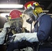 USS George Washington sailors check for fumes