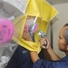 USS Blue Ridge sailor sprays solution