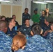 Sailors aboard USS George Washington