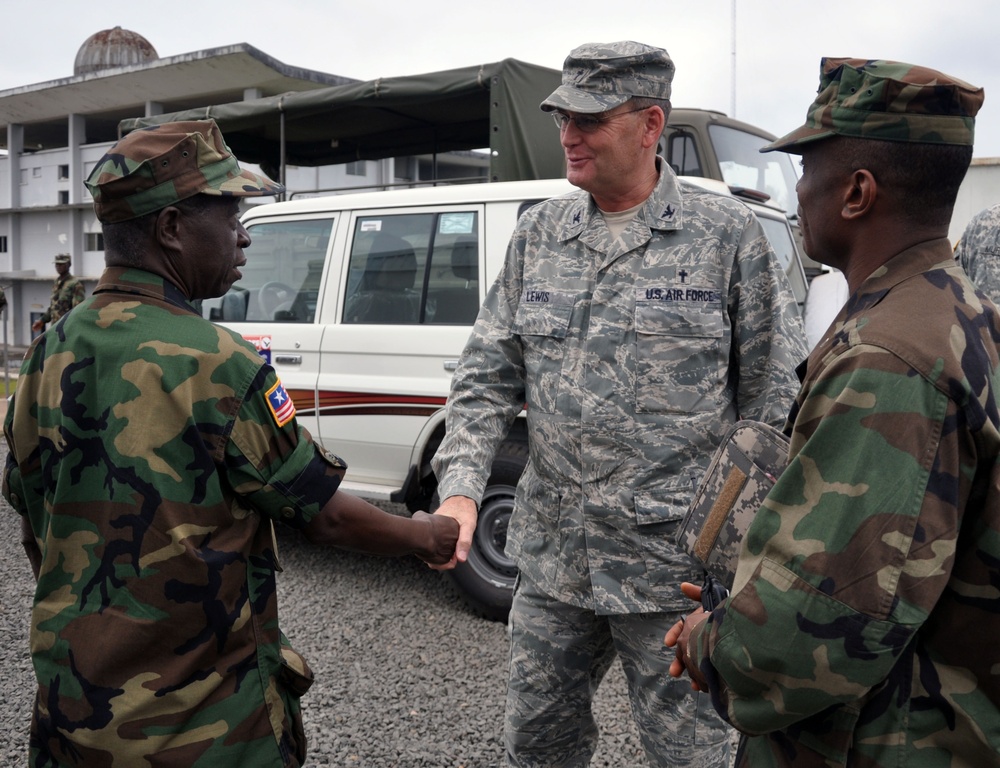 US Africa Command senior chaplain visits OOL, AFL