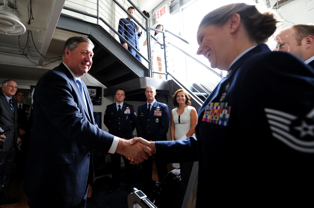 SecAF visits NYC for Air Force Week 2012