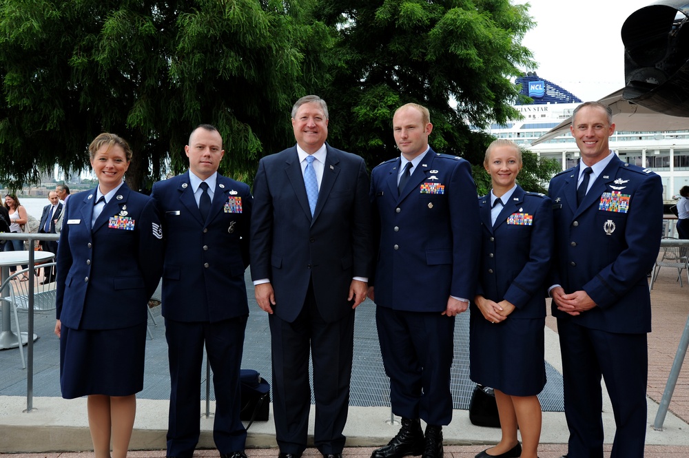 SecAF visits NYC for Air Force Week 2012