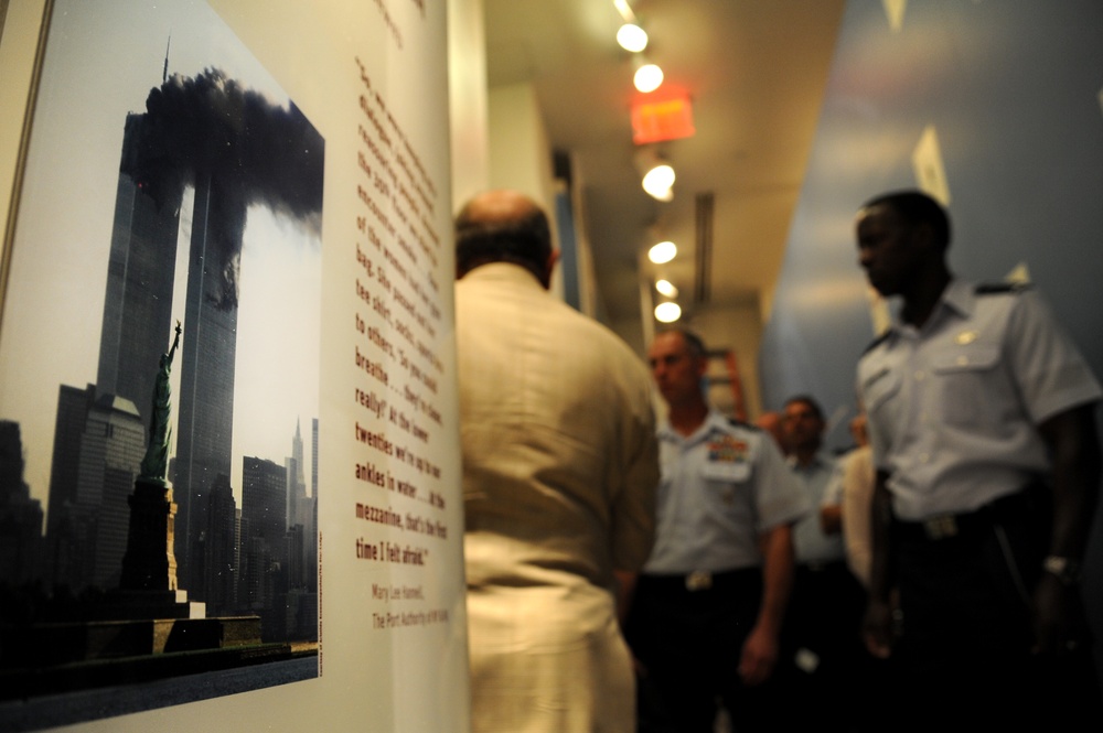Airmen visit WTC Tribute Center and 9/11 Memorial